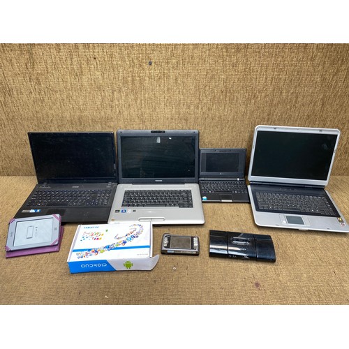 196C - Selection of laptops and tablets.