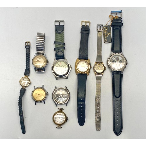 916 - Selection of watches including rolled gold, early wrist and a Phillip Persio.