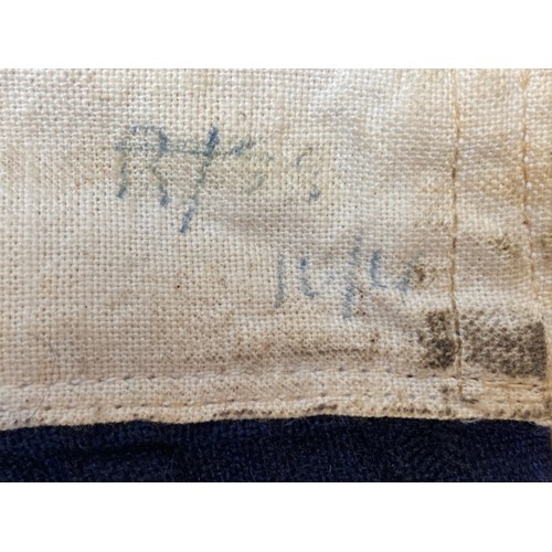 751 - 48-star, American stars and stripes flag. Cloth flag woven cloth and showing signs of age. Markings ... 