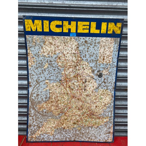 1241 - Vintage Michelin tyres sign; 86cm.