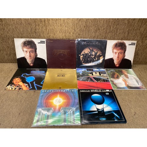 1270 - Collection of 10 vinyl LP records including: Band On The Run, John Lennon and Carpenters.