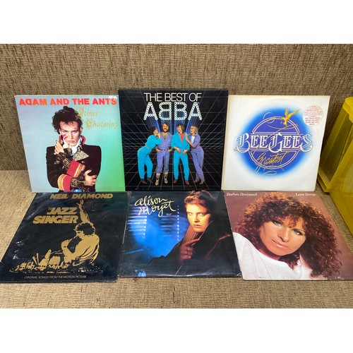 268 - Collection of mixed vinyl LP records including: ABBA box set.