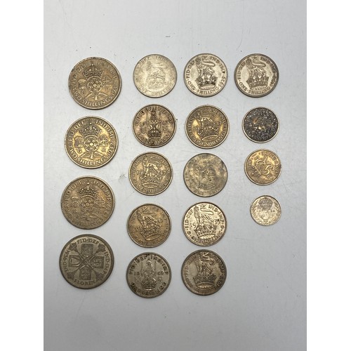 934 - Collection of silver and half silver coins to 1947.