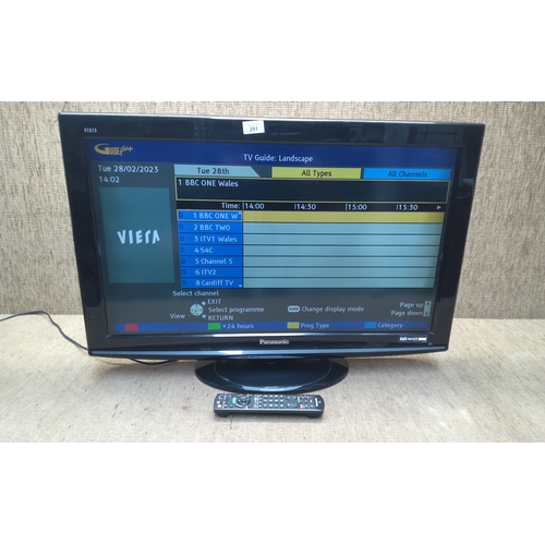 291 - Panasonic viera 32