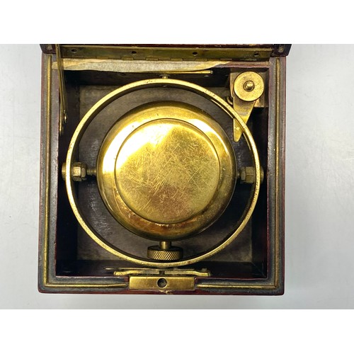 867 - Waltham 8 day marine chronometer deck clock, made around 1910.