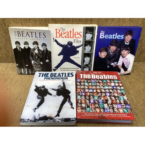 474 - 5 books on the beatles.