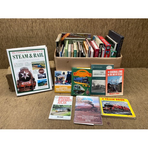 79 - Large collection of books on steam trains.