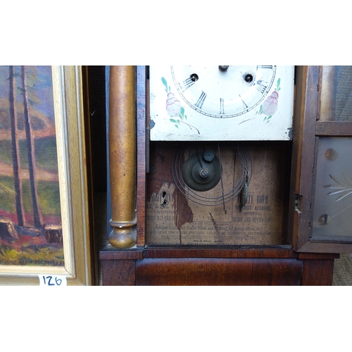 126 - Don mcmilian oil onboard vintage wall clock