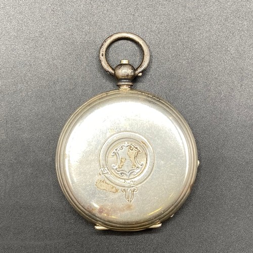 934 - Thos Russell & son Liverpool silver pocket watch.