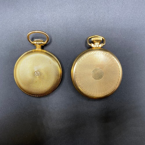 935 - Two yellow metal pocket watches by Ingersoll and Limit.