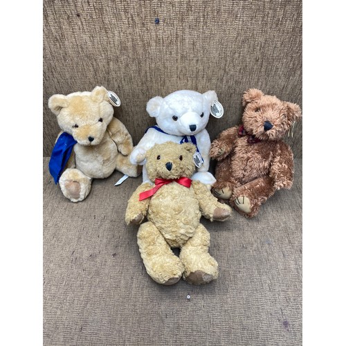 178 - Four handmade bears 