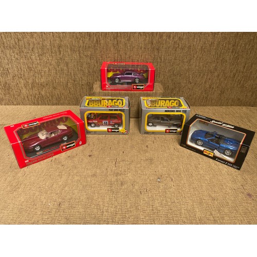 516 - Collection of collectible model cars including: 5 Bburago.