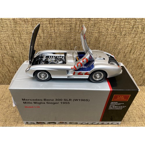 989 - CMC Exclusive models, Mercedes Benz 300 SLR (W196S) Mille Miglia Sieger 1955.