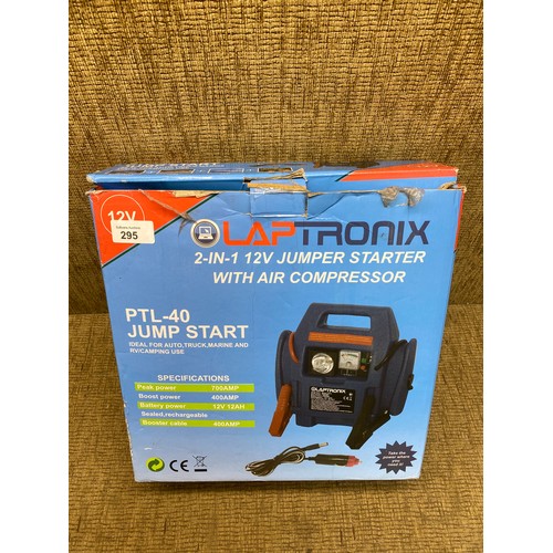 295 - Laptronix 12v jump starter pack