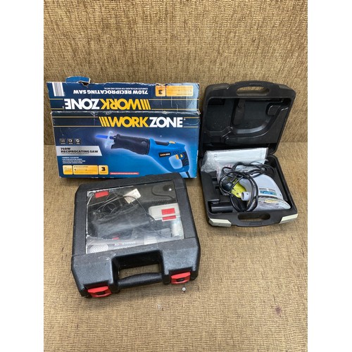 299 - tools including  cordless drill reciprocating saw, and a sander