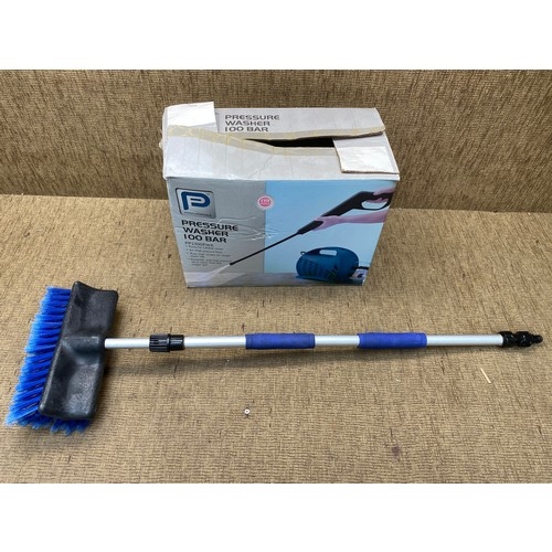 282 - Performance Pro pressure washer and a vehicle wash brush