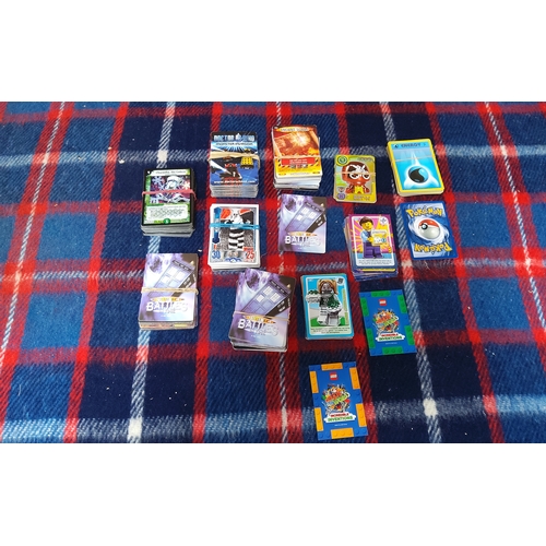 467 - A collection of trading cards including doctor who and pokemon