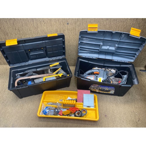 258 - Tool box with mixed tools.