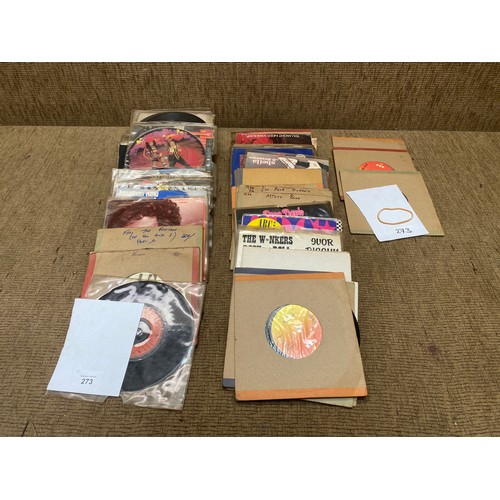 273 - Mixed collection of 45s records.