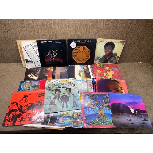 275 - Collection of LP vinyl records including: The temptations and the police.