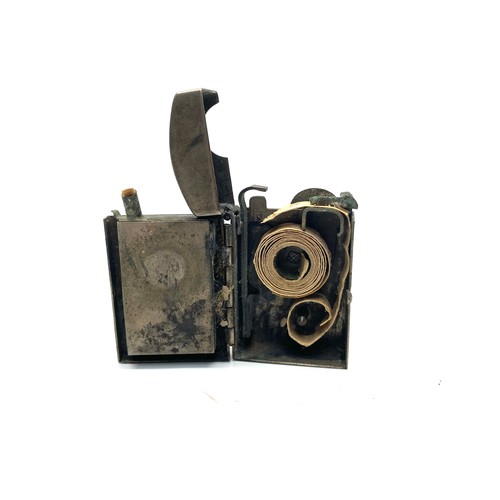 869 - WW1 German cap lighter with a grenadier regimental crest on the side. on base D.R.P.A R.6900