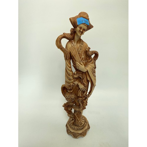 1191 - Vintage Asian resin figure.