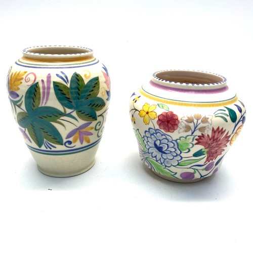 1199 - Two Poole pottery vases.