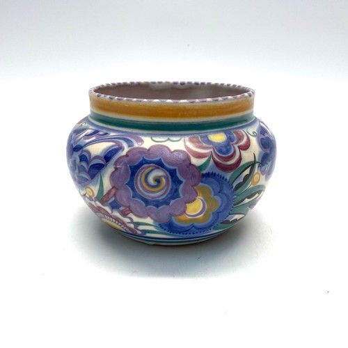 1203 - Poole Pottery Carter Stabler Adams earthenware base bowl.  16x12.