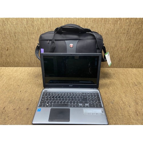 531 - ACER windows 8 laptop with bag and charger.