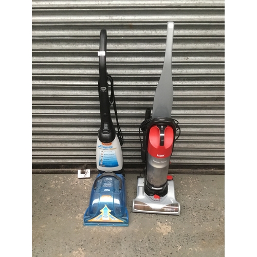 340 - Vax power nano hoover and a vax rapide deluxe carpet washer