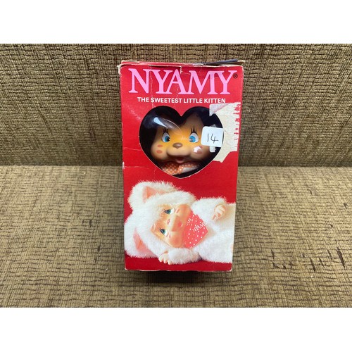 1203 - Vintage Nyamy toy in original box.