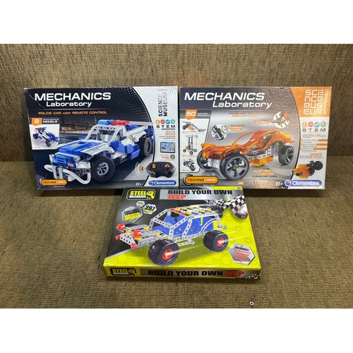 1051 - 3 boxes of steel mechanix.