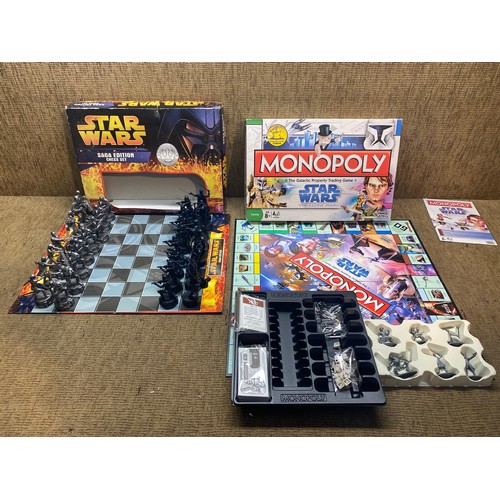 1053 - Star Wars monopoly and Star Wars chess.