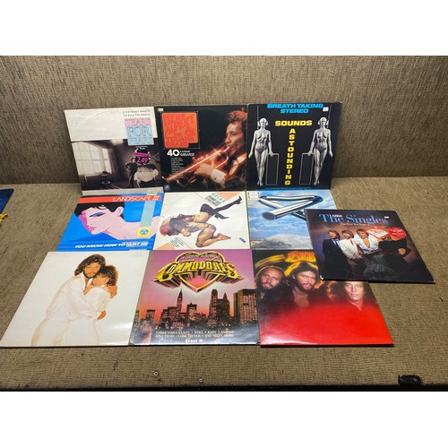 462 - collection of vinyl LP records including: Frankie Goes To Hollywood and ABBA.