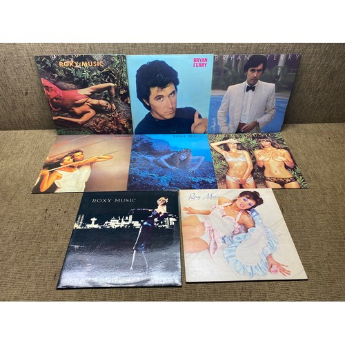 1067 - collection of vinyl LP records including: Roxy Music and Bryan Ferry.