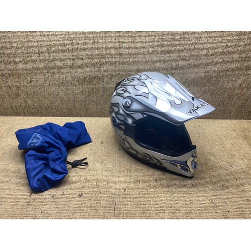 75 - Takachi Motocross helmet as new XXL.