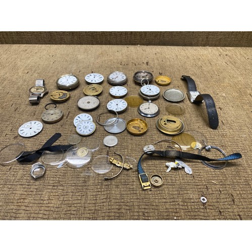 517 - Pocket watch spares.