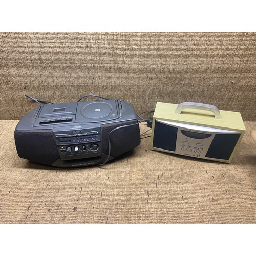 244 - Sony compact disk digital audio and a Akura DAB digital/ fm radio