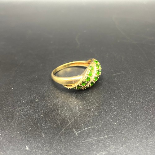 908 - 9kt gold ring size P 2.7g.