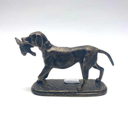 746A - Labradors hunting cast bronzed figure.