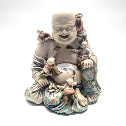 749 - Laughing buddha fertility figure 20cm.