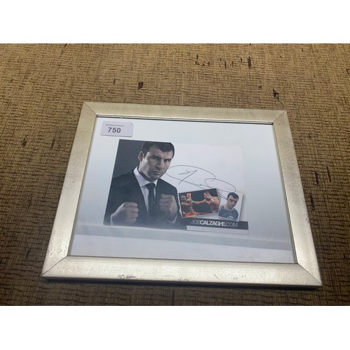 750 - Joe Calzaghe memorabilia (removed from the Gym in Newbridge after renovations) including a signed po... 