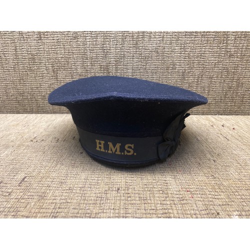 716 - WW2 Royal Navy sailors hat.