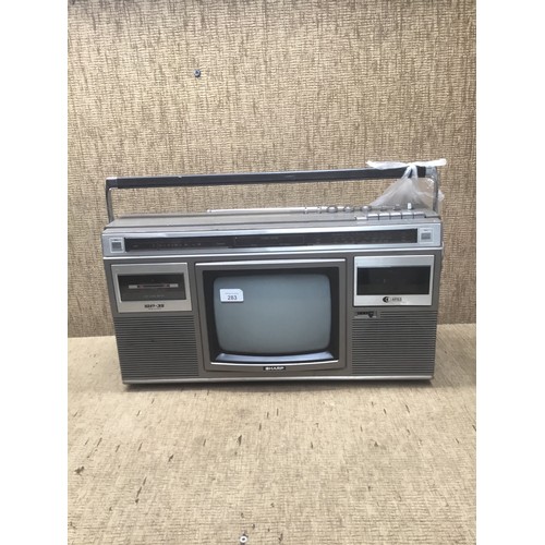 283 - Sharp 10p-35 TV entertainment system.