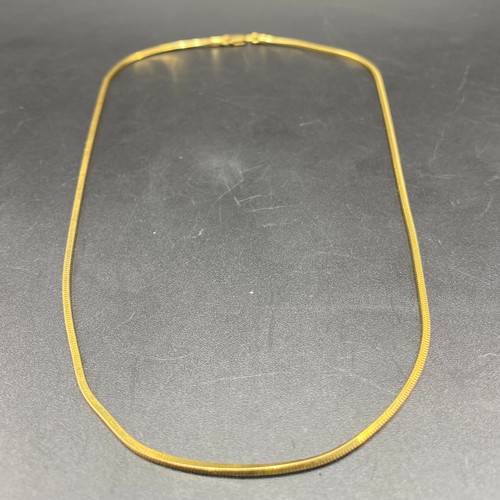959 - 9ct gold necklace 6.4g. 40cm