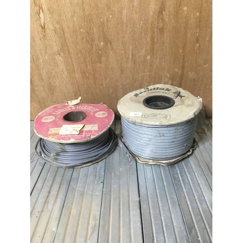 301 - cables and flexibles 1.5mm twin and earth and 2.5mm tin and earth 100m.