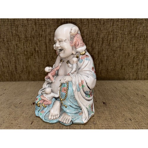 749 - Laughing buddha fertility figure 20cm.