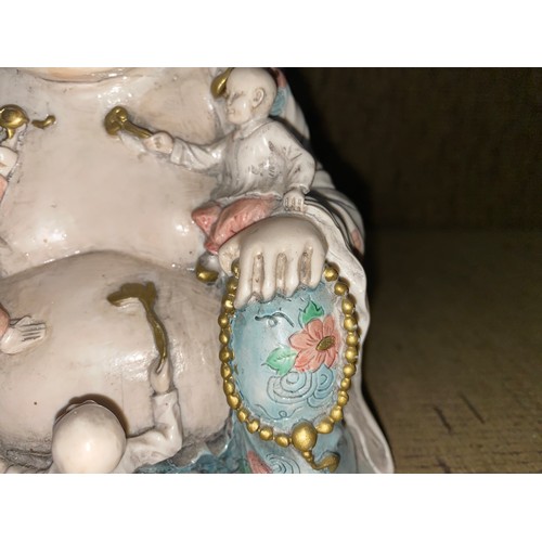 749 - Laughing buddha fertility figure 20cm.