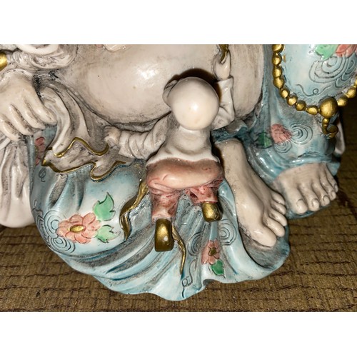 749 - Laughing buddha fertility figure 20cm.