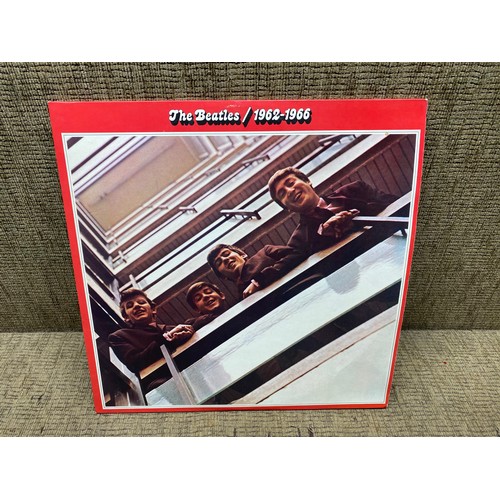 1080 - The Beatles: 1962 - 1966 The Red Album Vinyl LP Record.